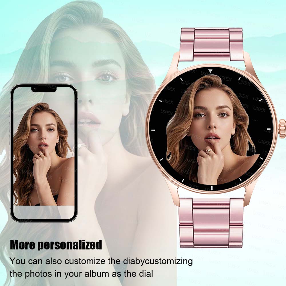 Fashion Woman Smart Watch 1.55 - Smartwatch Custom recension och pris