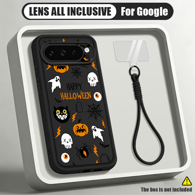 Cartoon Halloween Pattern Lany - Google Pixel 9 recension och pris