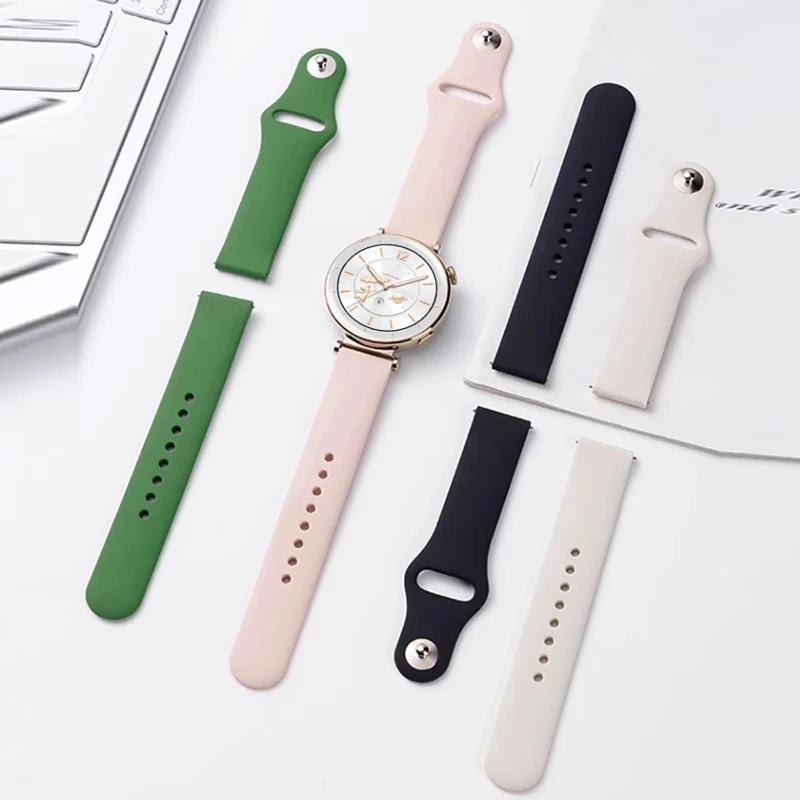 18mm Silicone Watch Strap For  - Fossil Smartwatch Accessories recension och pris