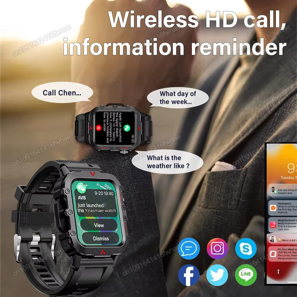 New Men's Smart Watch LED Flas - Smartwatch X12 recension och pris