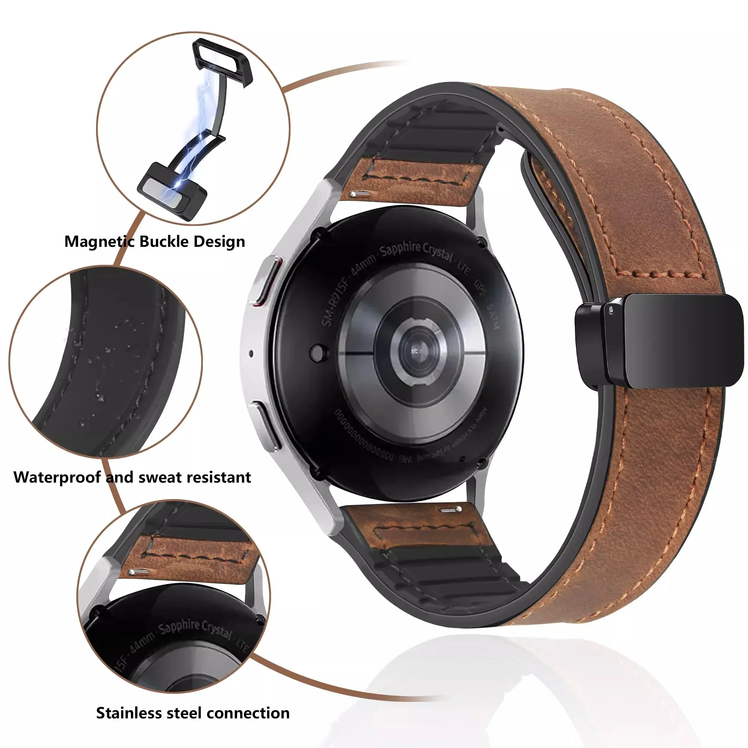 Soft Leather Strap for Motorol - Motorola Smartwatch Accessories recension och pris
