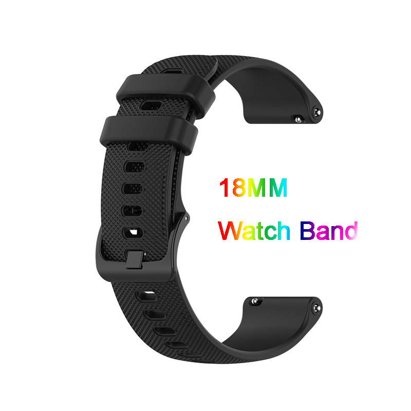 18mm Silicone Watch Band Compa - Fossil Smartwatch Accessories recension och pris
