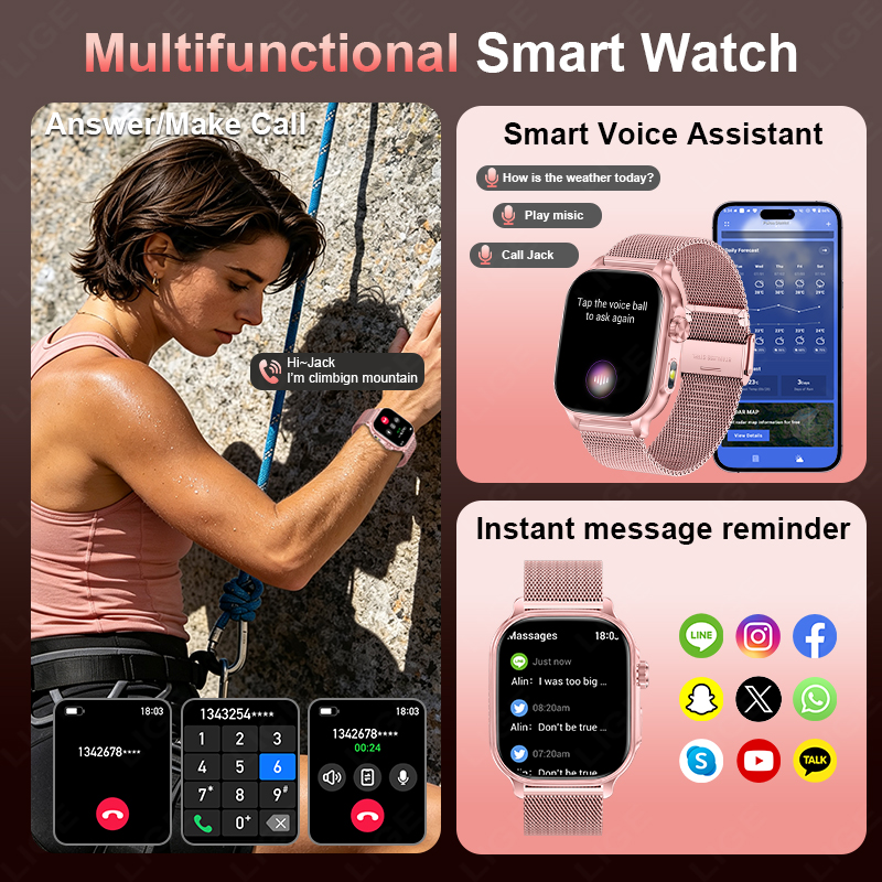 2026 New 1400mAh Large Battery - Smartwatch X12 recension och pris