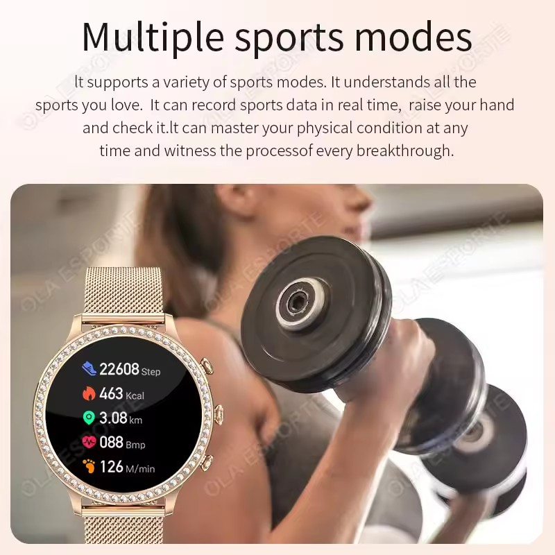 Elegant Ladies' Smartwatch Blu - Smartwatch X12 recension och pris